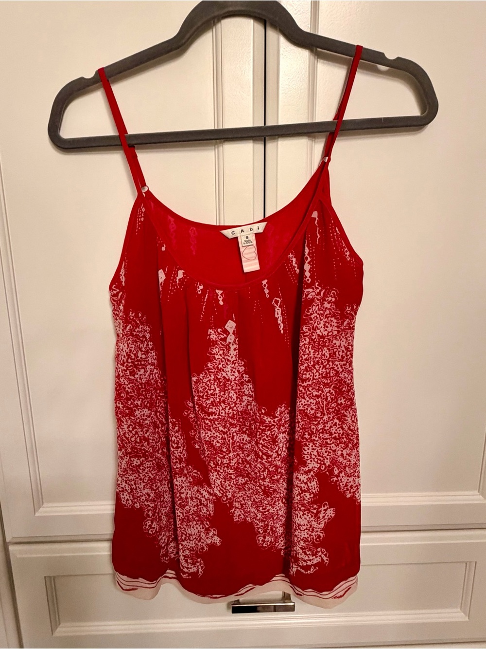 Cabi camisole loose fitting tank, size S